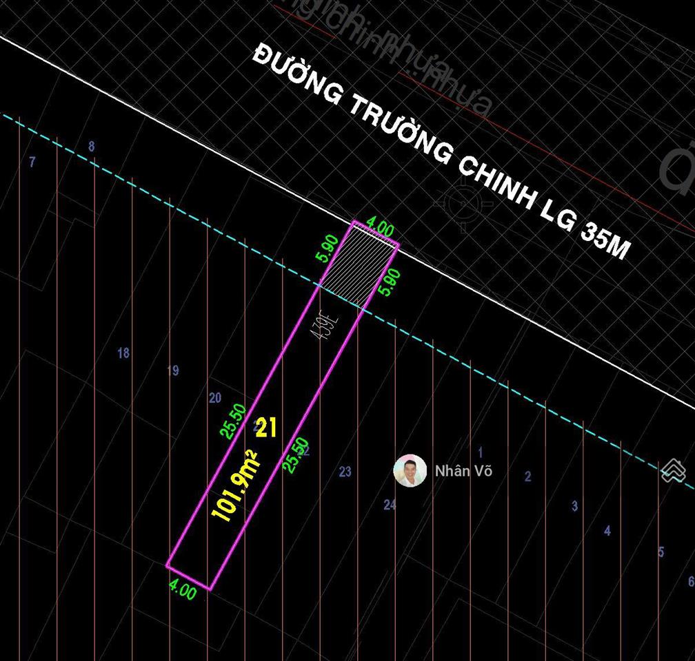 Mặt tiền kd số 439e trường chinh, ngay mũi tàu tân hải. dt 4x30m (120m2). giá 25.8 tỷ tl
