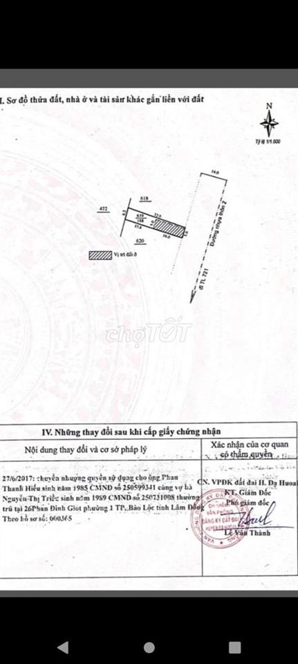 cần bán đất thổ cư