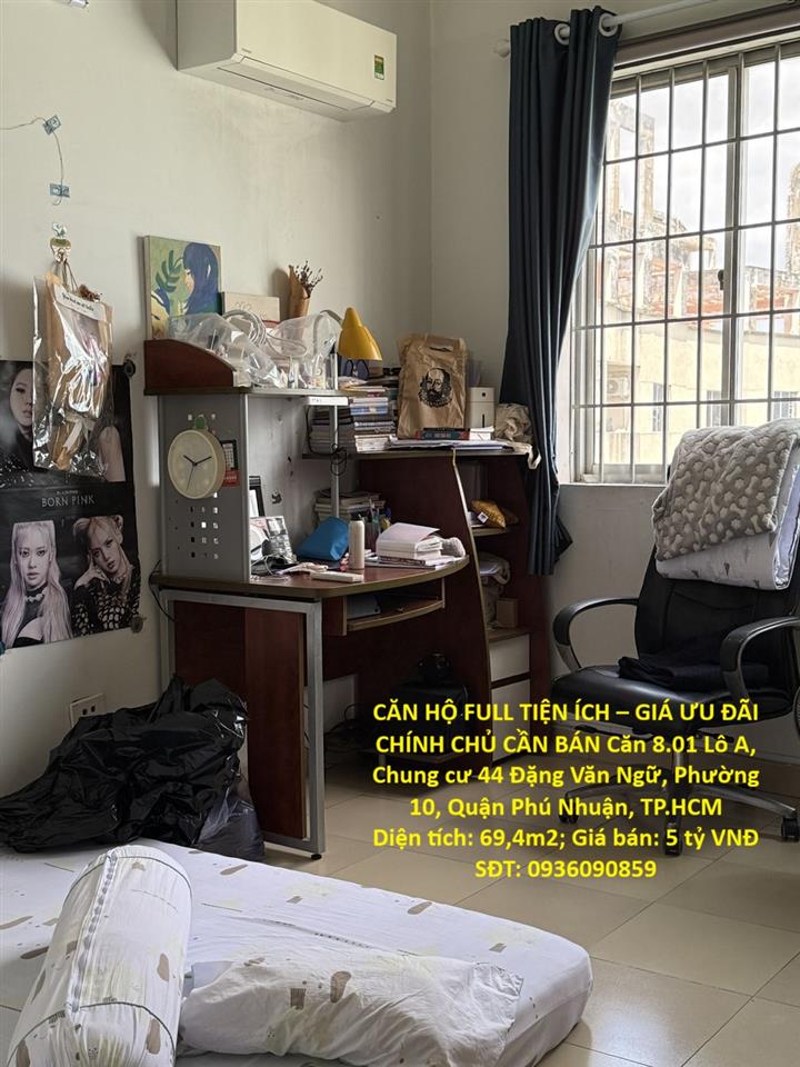 CĂN HỘ FULL TIỆN ÍCH – GIÁ ƯU ĐÃI CHÍNH CHỦ CẦN BÁN CHUNG CƯ 44 ĐẶNG VĂN NGỮ, PHÚ NHUẬN