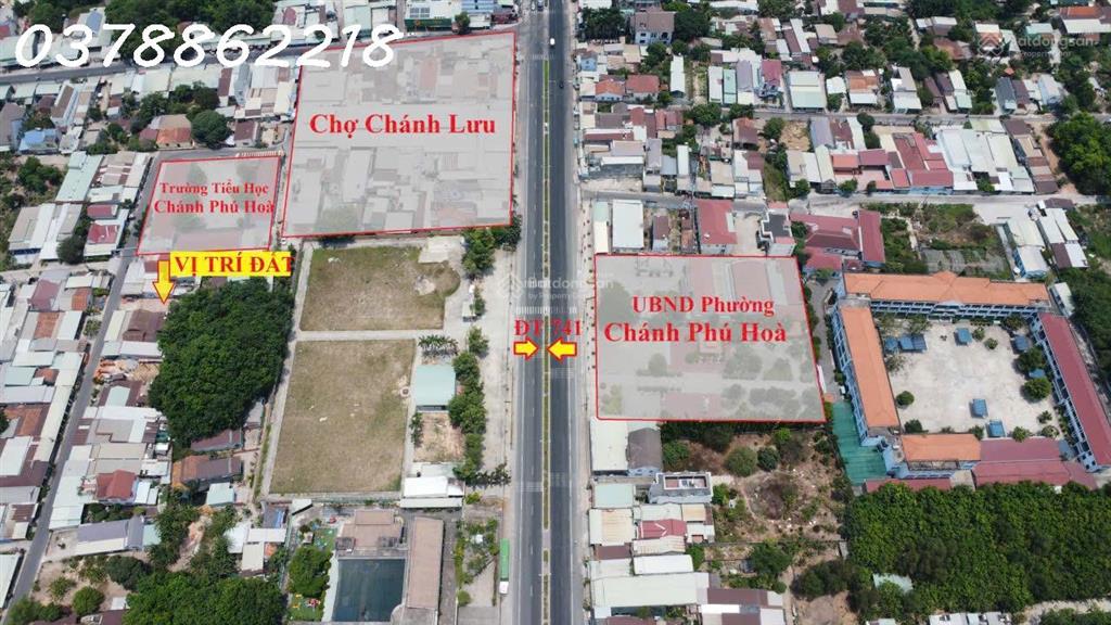 Bán đất tại 1 sẹc đường Chánh Phú Hòa 045, DT 1200m2, giá cực chất uy tín