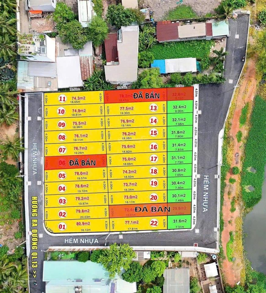 6,3 tỷ thương lượng tốt mở bán lô đất hẻm 766 quốc lộ 766hiệp bình phước 4x20m