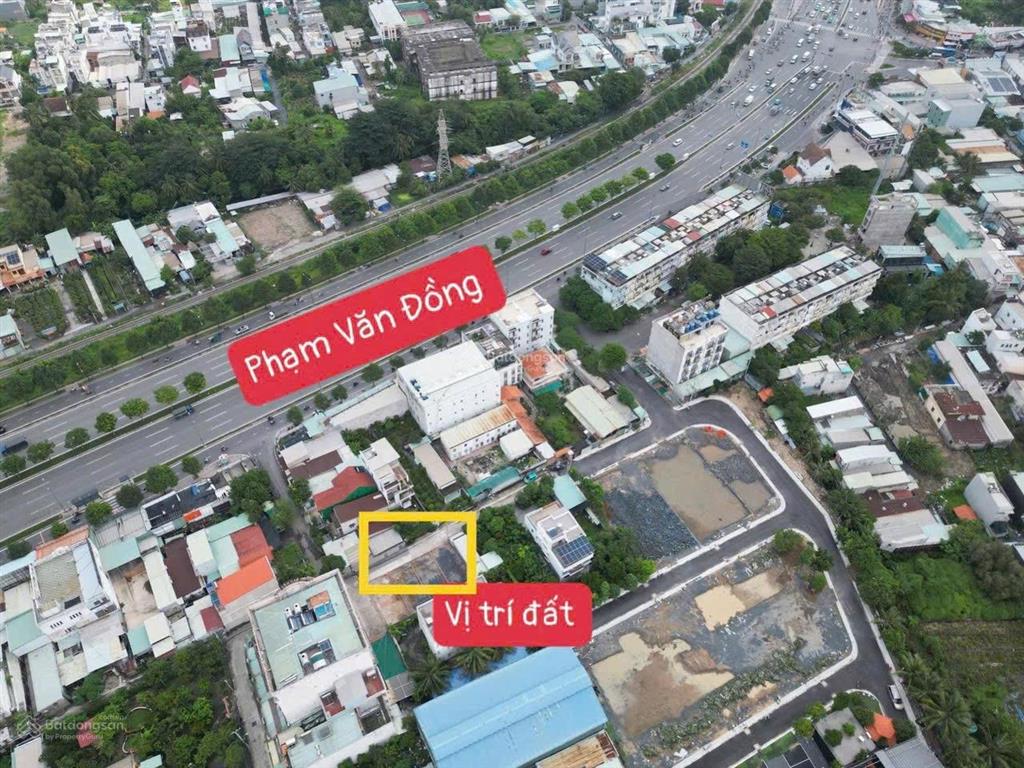 6,9 tỷ lô góc ngang 6m ngay ga metro st10 30m ra phạm văn đồng 526, thủ đức 77.4m2 (6x13)