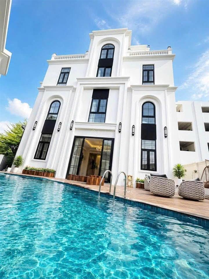 Biệt thự đảo kim cương q2 hồ bơi sân vườn 12x20m 238.1m2 hầm 4 tầng nhà mới 100% 49 tỷ bán