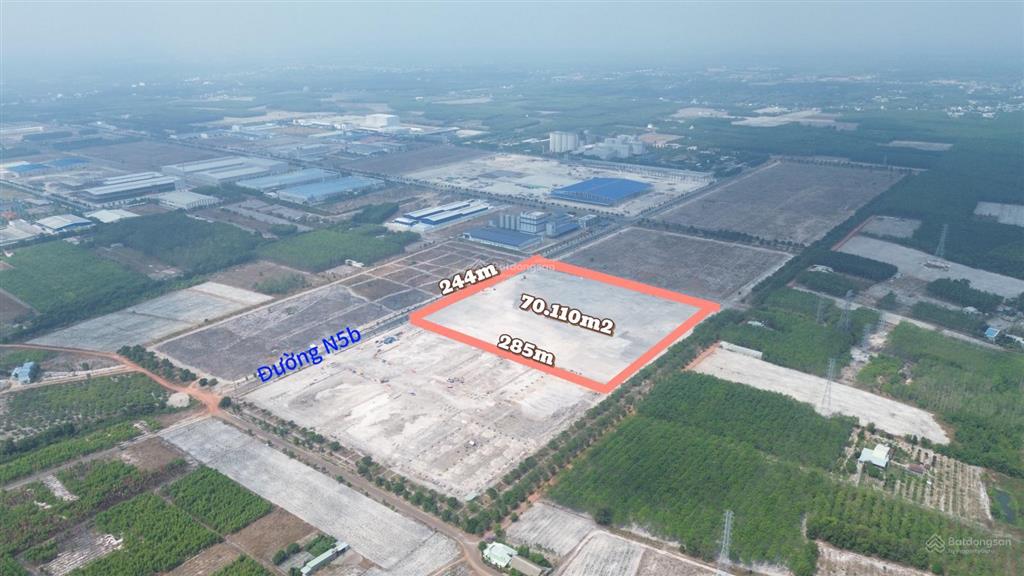 Cần bán 70.000m2 đất kcn becamex chơn thành bình phước, giá 97 usd đã có giấy phép xây dựng