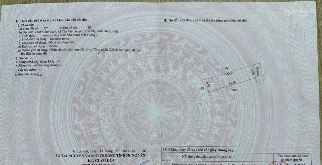 Gần ngã tư cống tráng yên mỹ sở hữu ngay 60m đường to rộng sáng đẹp tọa độ vàng khu cả