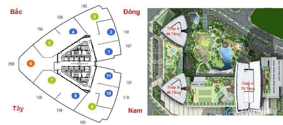 Bán căn hộ 160m2 tòa a keangnam 4pn2vs nhà mới sửa nội thất đẹp tầng trung đang cho thuê 50 tr