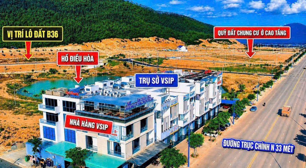 ĐẤT TRONG KCN BECAMEX VSIP BÌNH ĐỊNH SỔ SẴN, NGÂN HÀNG 50%