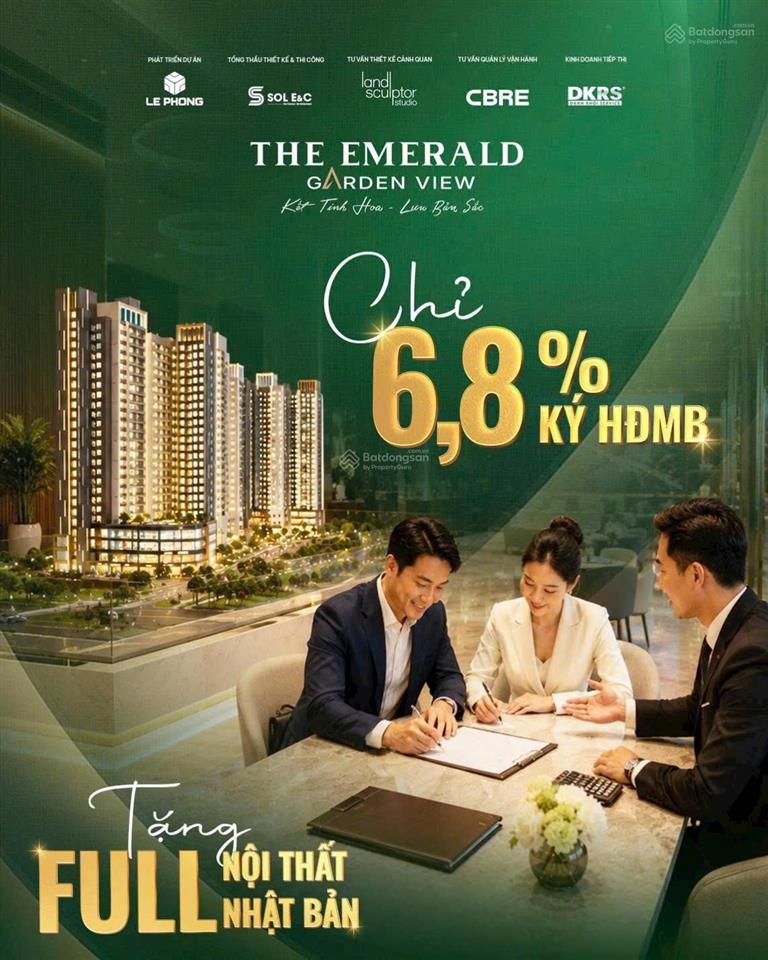 Căn hộ cách aeon mall chỉ 5 phút. ký hđmb chỉ 6,8% & tặng full nội thất nhật bản