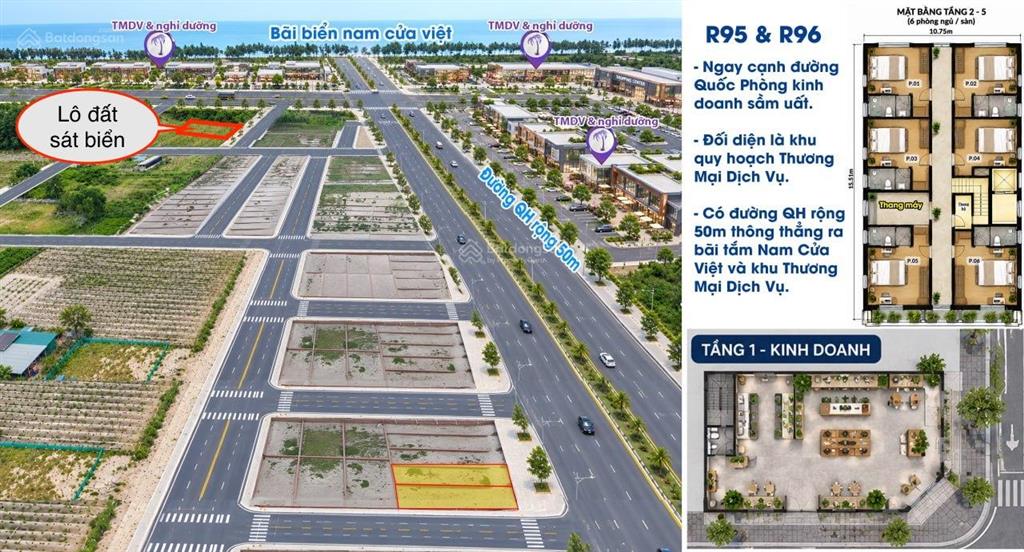 Bán đất nền thổ cư mặt biển quảng trị. diện tích 119m2. giá 375 triệu. 0986 853 ***
