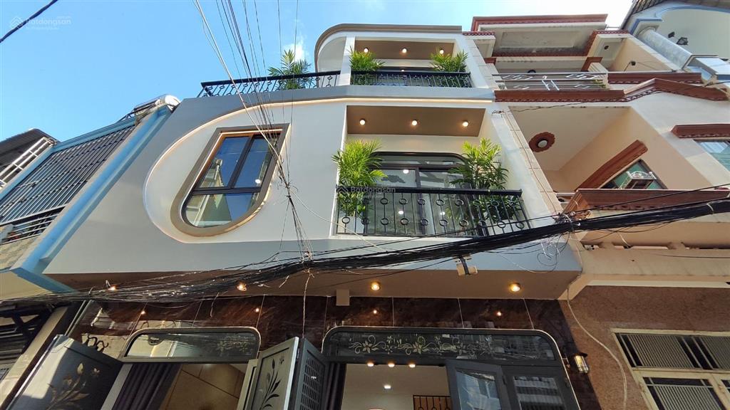 Nhà đẹp 3 tầng ngang 5,9m hẻm 5m thông phạm văn chiêu p14 gò vấp chỉ 4 tỷ 650