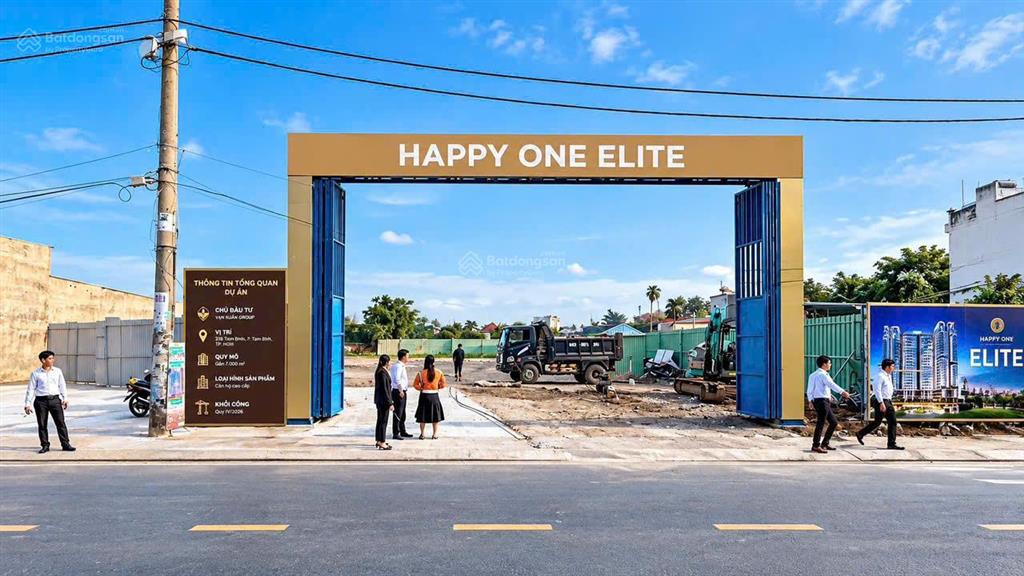 Happy one elite tam bình bàn giao cao cấp công bố giá dự kiến chỉ 59,8 triệu/m