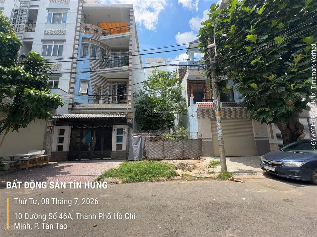 Bán đất mt đường số 46a, p. tân tạo, dt 5 x 18m, giá 7 tỷ