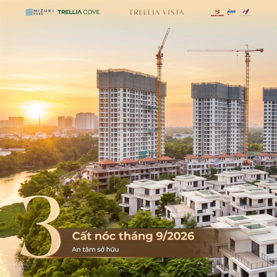 Mở bán căn hộ trellia vista (đã cất nóc) tt siêu giãn chỉ 34tr/tháng. hỗ trợ lãi suất 24 tháng