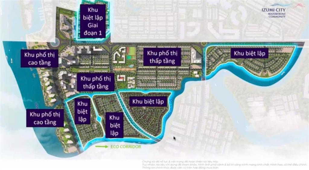 Izumi city khu đô thị sông đồng nai, kết nối sân bay quốc tế chỉ 23 phút thuận tiện về trung tâm