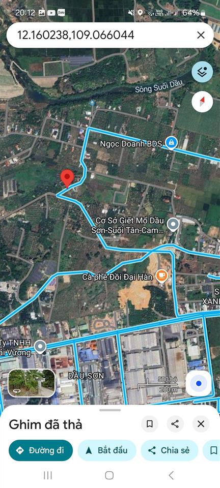 Cần bán 2489m2 thổ cư ngay gần khu công nghiệp suối dầu khu giữ lại giá 2.9tr/ m2