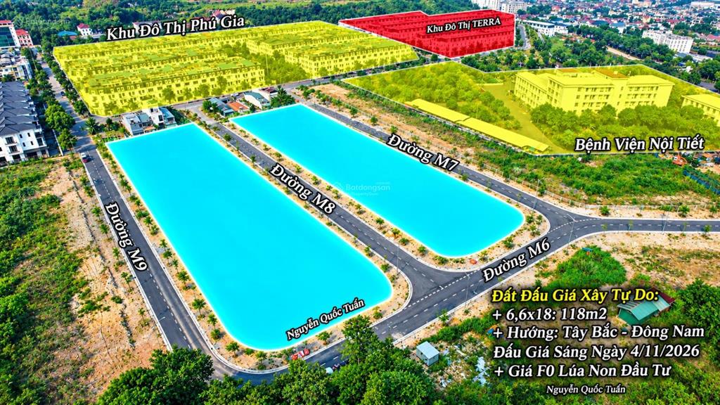 Đất đấu giá bìa đỏ xây tự do tại bắc cường, lào cai, từ 15 triệu / m2, 118.8 m2 ngày 4/11/2026