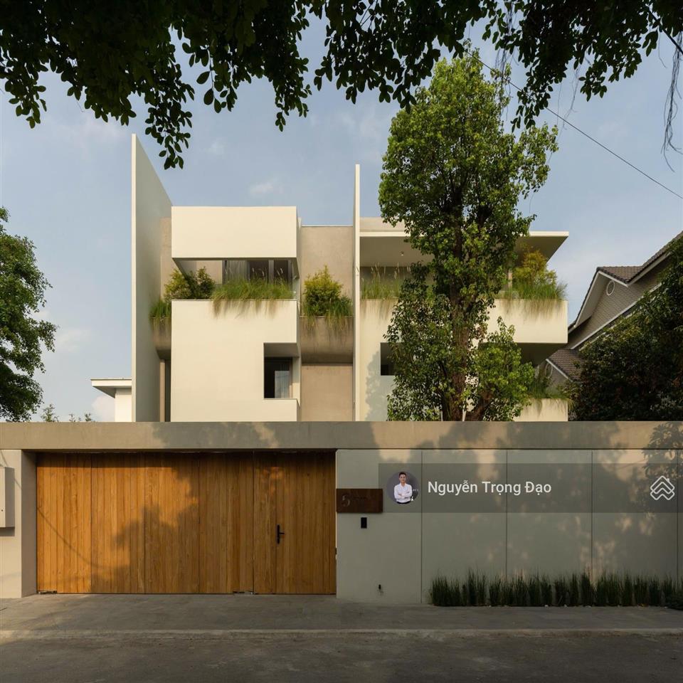 Bán biệt thự khu thạnh mỹ lợi đảo kc quận 2 16.5*24.5m/509m2/4pn/full nt thiết kế hiện đại