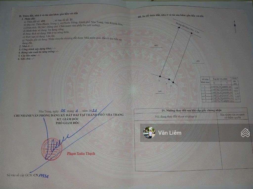 Cần bán nhanh lô đất hẻm đường lư giang phước đồng. diện tích 102m2 ngang 5m. đất full thổ cư