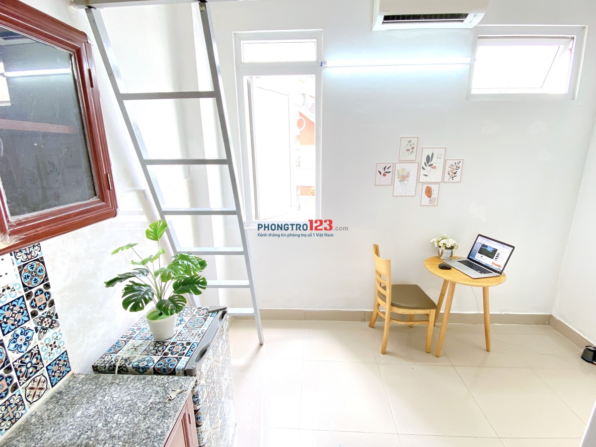 Phòng trọ FULL Nội Thất, giờ giấc tự do ngay công viên Hoàng Văn Thụ.