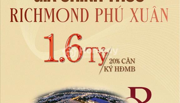 Công Bố Giá Chính Thức Richmond Phú Xuân City - Huế