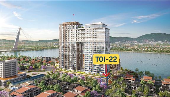 Chính chủ cắt lỗ căn góc T01-22 Shophouse Khối đế Sun Ponte Đà Nẵng, DT 115 m2 giá thương lượng