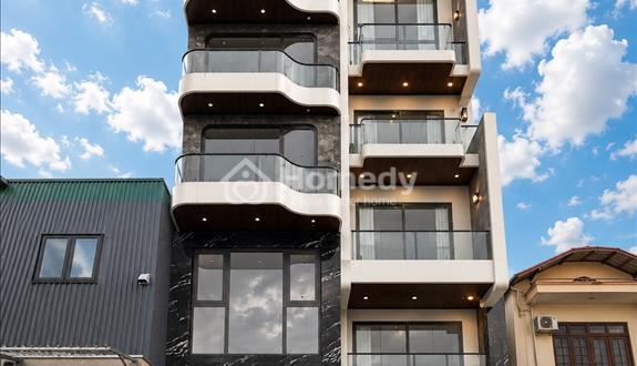 Siêu Phẩm nhà Bát Khối 52m 7 tầng thang máy view hồ, gara ô tô
