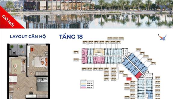 Cơ Hội Vàng Đầu Tư Airbnb Sông Hàn.Căn 1PN Symphony 5-S5B.18.01 View sông Hàn-Vịnh-Cầu Thuận Phước