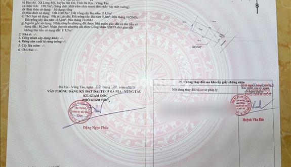 Bán gấp lô đất ngang 8m giá chủ ngợp bank sâu, đất thuộc phước hải, tphcm