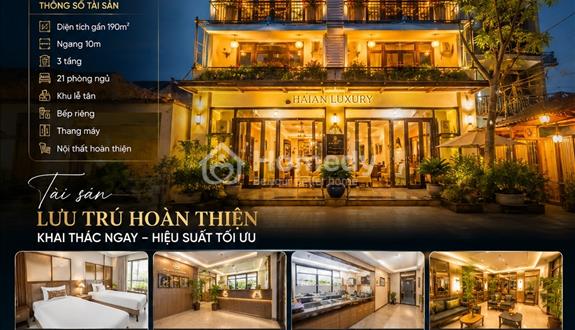 Bán khách sạn 21 phòng Trảng Kèo Hội An – gần phố cổ – có thang máy – hoàn thiện nội thất