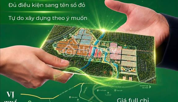 Thức dậy giữa thiên nhiên đất nền biệt thự Aqua Garden