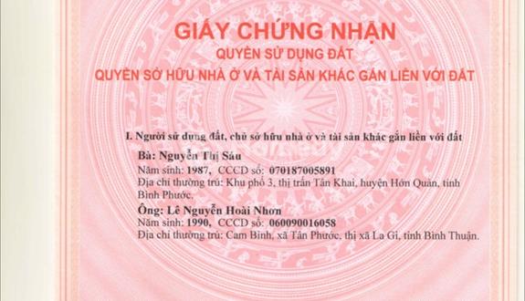 Chính chủ bán đất KP1, TT. Tân Khai, Hớn Quản - 304m² - Ngang 10m - Khu dân cư - Giá 1,65 tỷ