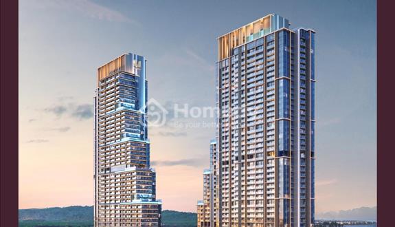 Aria Bay - Tháp đôi biểu tượng – "Hàng ghế đầu" bên vịnh kỳ quan.