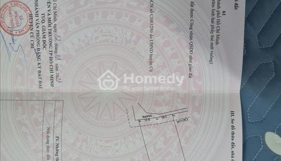 Chính chủ cần bán gấp mảnh đất vườn 900m2 tại xã Nhuận Đức, huyện Củ Chi