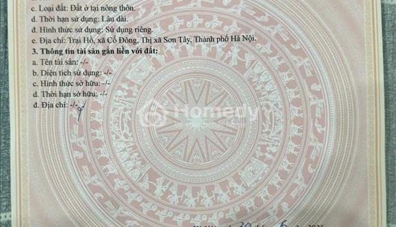 Chính chủ cần bán nhanh lô đất 101m2 ngay đại học FPT, giá 3,x tỷ. LH 078.355.2***
