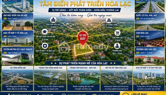 Lô góc vàng Kim Bông – Hạ Bằng | 149,3m² full thổ cư | Nhỉnh 6 tỷ