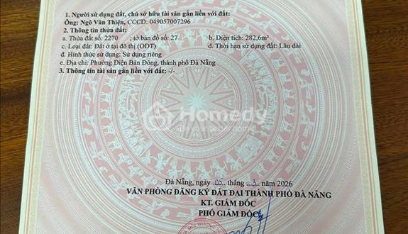 Bán Đất Điện Ngọc Điện Bàn Ngang 6M Ô Tô Thông Làm Việc Trực Tiếp Giá Tốt