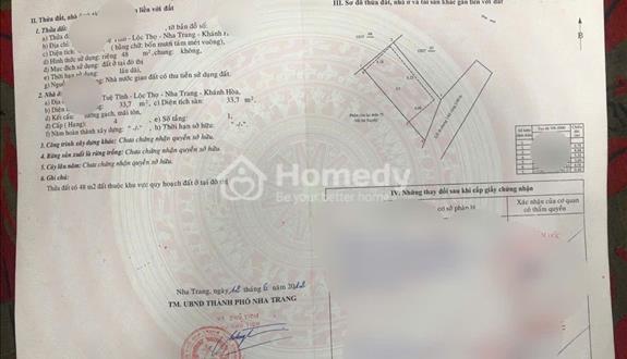 Nhà Phố đường Tuệ Tĩnh – Gần biển Nha Trang – Có sẵn dòng tiền 8 triệu/tháng – Chỉ 4,85ty