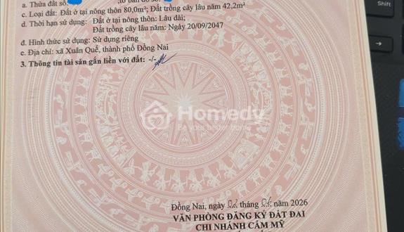 390 Triệu sở hữu đất thổ cư gần kcn dầu giây – Sổ riêng 122M²