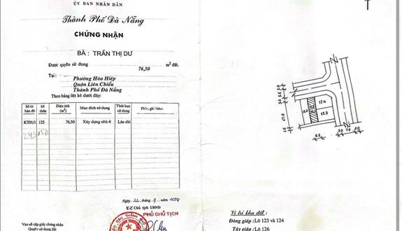 Bán Nhà Mặt Tiền Hồ Sĩ Đống Làm Việc Trực Tiếp Giá Tốt