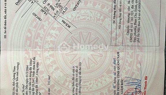 Bán Nhà Vườn Cẩm Thanh Hội An Làm Việc Trực Tiếp Giá Tốt