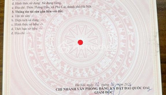 Chỉ nhỉnh 20 triệu/m² – đất phú cát full thổ cư, tiện ích ngập tràn!