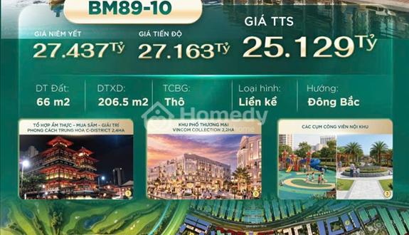 Bán biệt thự liền kề 2 view công viên và view Vịnh :0968128***