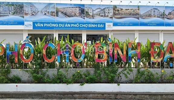 Sở hữu đất nền mặt tiền Nhà Lồng Chợ Bình Đại kinh doanh đa ngành nghề siêu hiếm