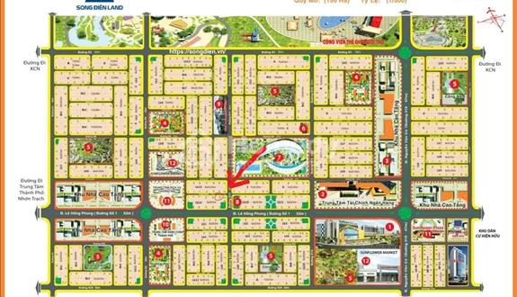 [GẤP] Lô đất đẹp – Dự án Sunflower City Nhơn Trạch