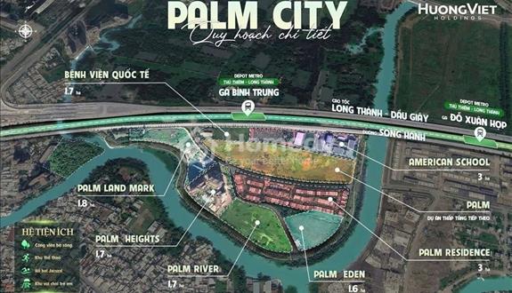 Palm City căn hộ bán đảo 3 mặt sông, TT chỉ 1,4 tỷ nhận nhà , vay 75%- CK 13%