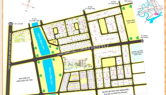 Cần bán lô đất biệt thự diện tích lớn 650m2, sổ đỏ, KDC Kiến Á, P.Phước Long B, TPHCM
