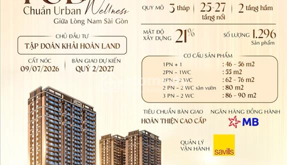 Căn hộ TOD chuẩn Urban Wellness giữa lòng Nam Sài Gòn
