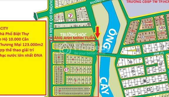 Bán đất mặt tiền Đỗ Xuân Hợp – Đối diện Global City, XD 6 tầng, DA Hoàng Anh Minh Tuấn, sổ đỏ
