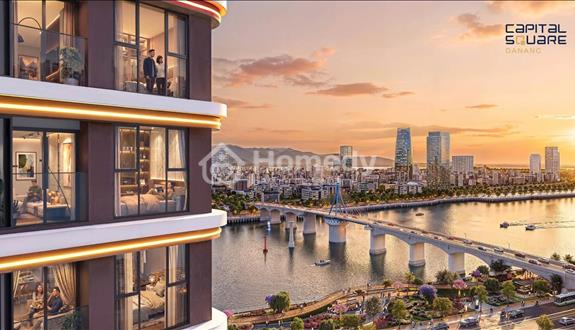 Căn kề góc 1PN tòa C1 view sông Hàn siêu đẹp - giá cực tốt chỉ 4,02 Tỷ
