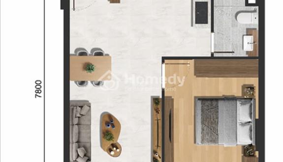 1PN, 1WC Giá gốc 2,640 tỷ, cắt lỗ 150 triệu còn 2,490 tỷ bao thuế phí. Happy One Sora.